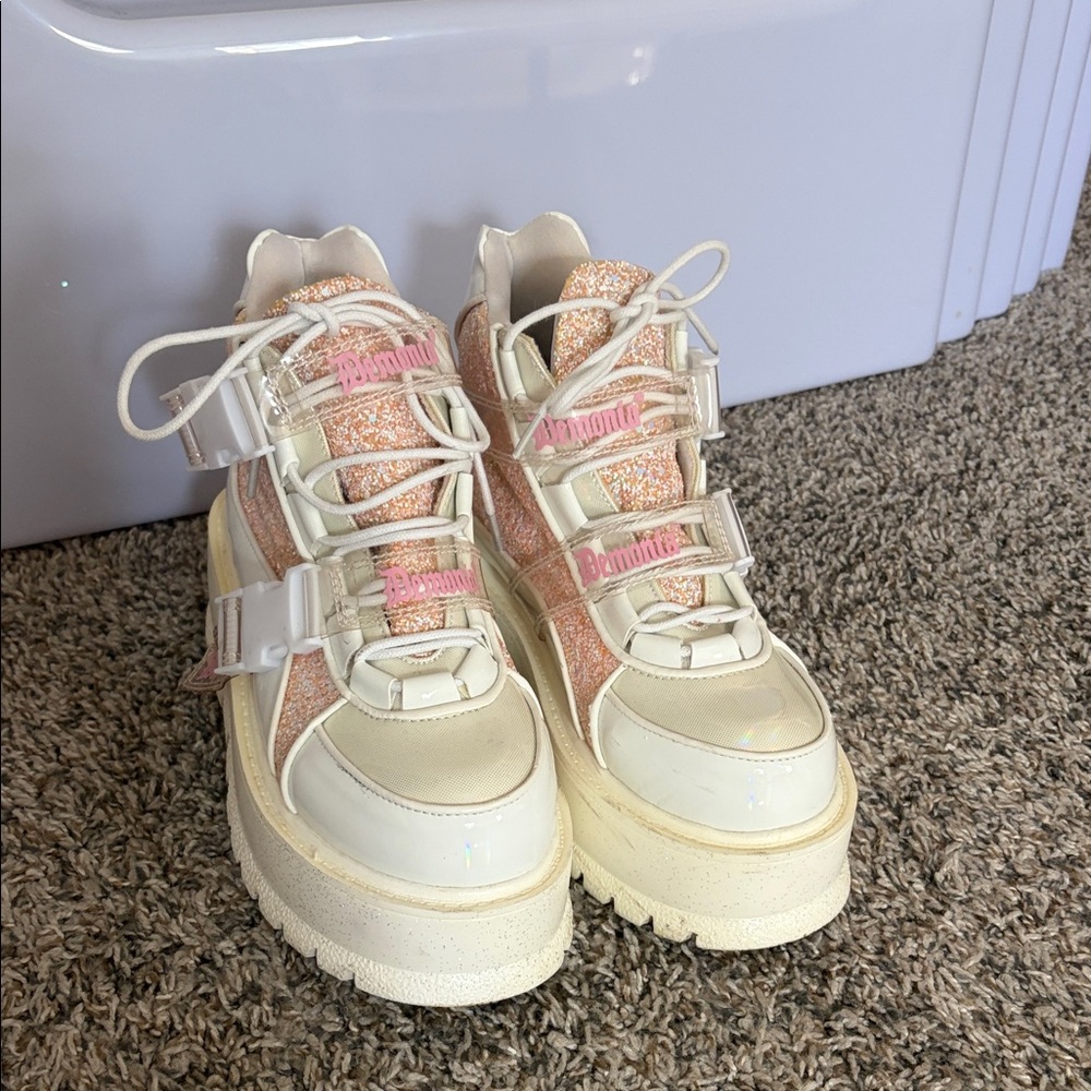 Demonia rave boots size 9 - Picture 2 of 7